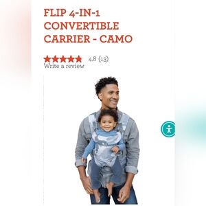 Infantino Flip 4-in-1 Carrier - Blue Camo